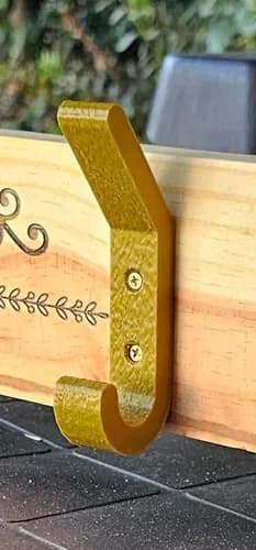 Perchero de Pared Madera con Estante y 4 Ganchos