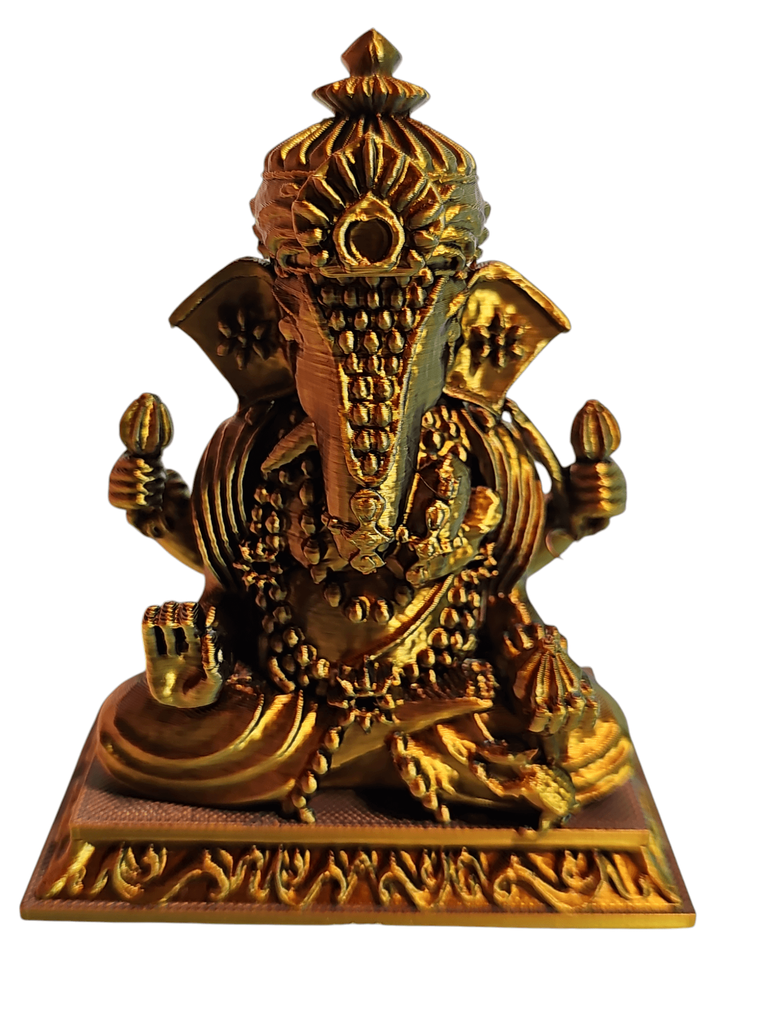 Estatua Ganesha Decorativa — Impresión 3D en CantibayPrint