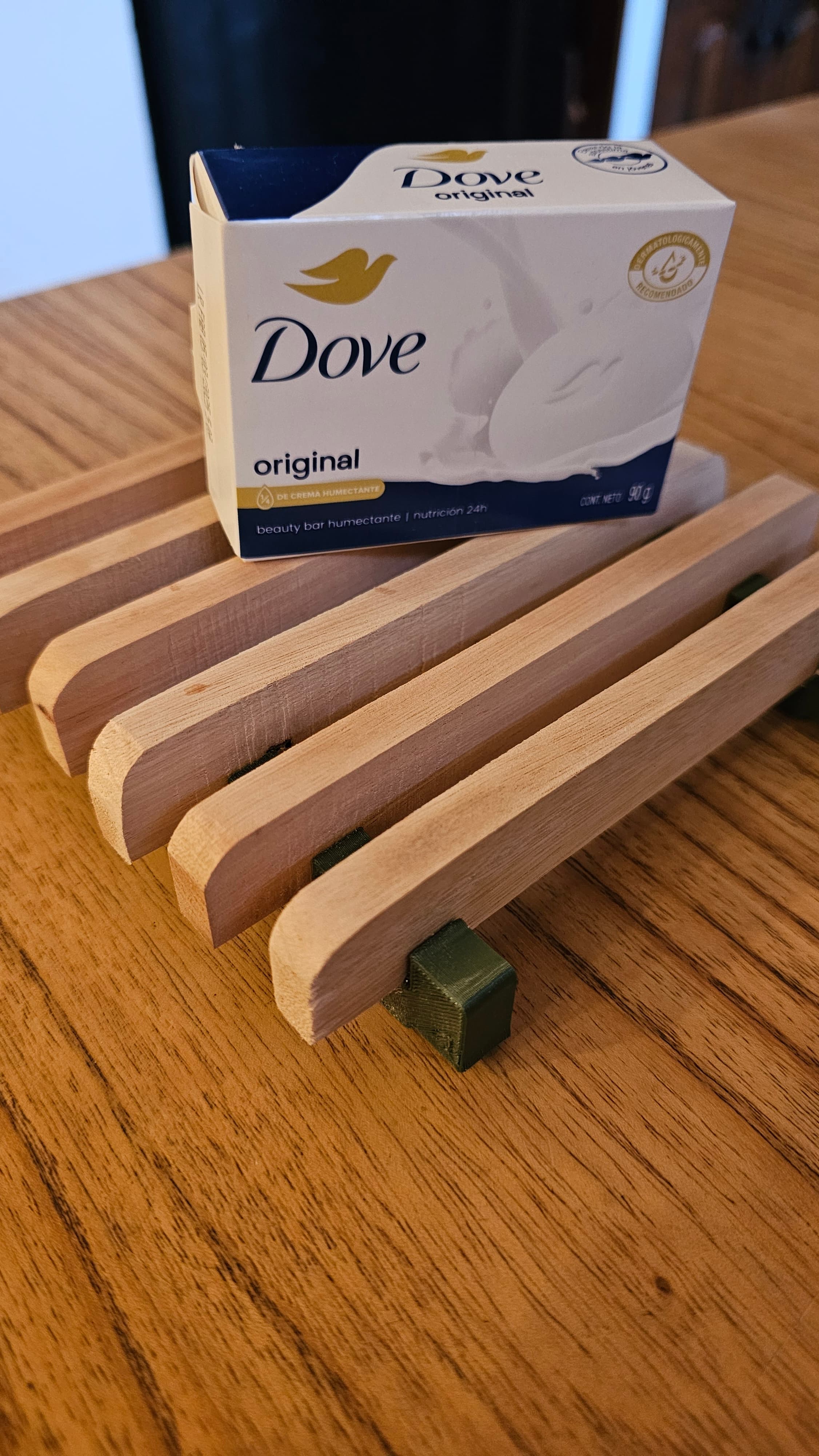 Jabonera De Madera Curada Para Baño Y Ducha — miniatura 2