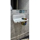Porta Pasta Y Cepillos De Dientes Con Soporte De Encastre — Impresión 3D en CantibayPrint
