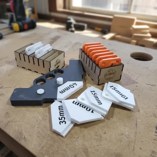 Plantillas Para Router Fresadora En Kit Redondeo + Chaflan — Impresión 3D en CantibayPrint