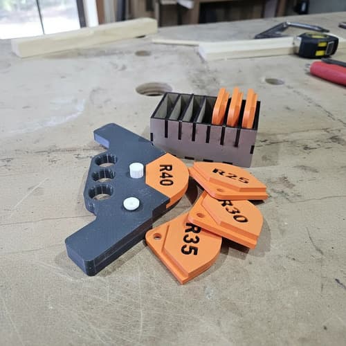 Plantillas Para Router Fresadora En Kit X7 Redondeo Esquinas — Impresión 3D en CantibayPrint